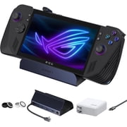 iVANKY Legion Go/ROG Ally/Steam Deck Dock with 100W PD Charger, 8-in-1 Hub Docking Station with HDMI 4K@120Hz Gigabit Ethernet, USB-A 3.0, 100W Charging USB-C P