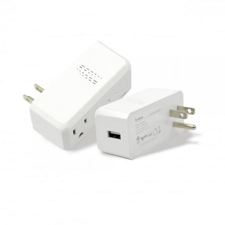iView ISC300 1100W Load Max, 100V - 240VAC, 10A Smart WiFi Socket and Plug with 5V/2.1A USB Port (Twin Pack)
