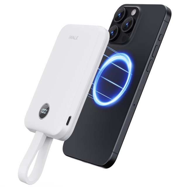 iWALK Portable Charger 10000mAh Qi2 Certified 15W Power Bank