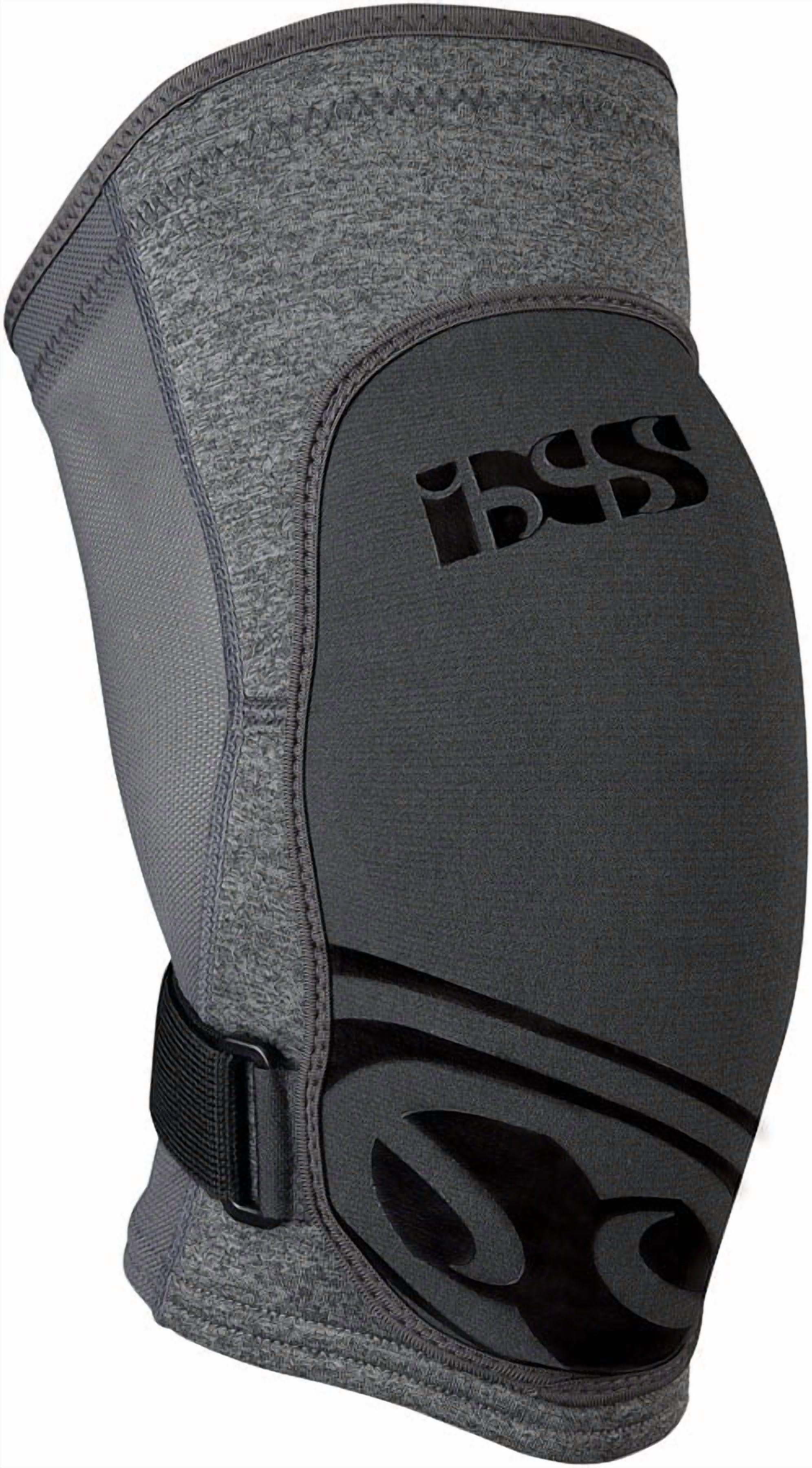 iXS Flow Evo+ Knee Pads, Gray, Adult Medium, Unisex, Reactive Polymer Pad