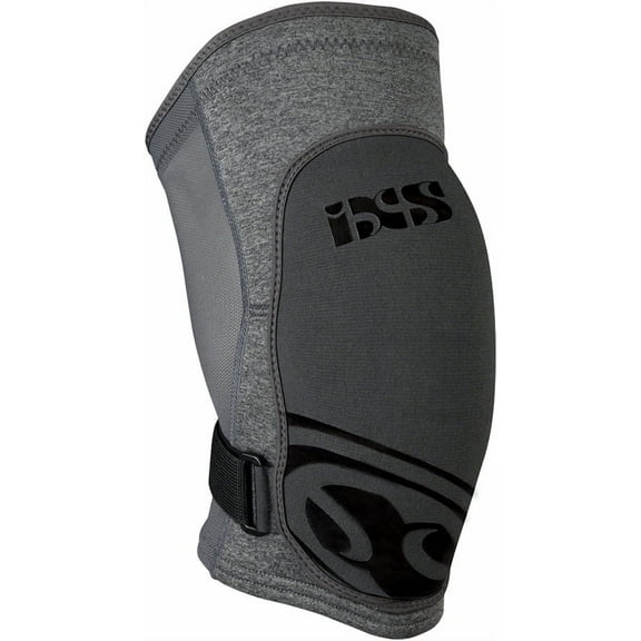 iXS Flow Evo+ Knee Pads, Gray, Adult Medium, Unisex, Reactive Polymer Pad