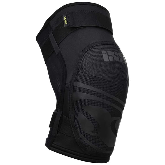 iXS Hack EVO+ Knee Guards Black L | QMatter Protective Padding