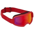 thumbnail image 1 of iXS Hack Goggles with Crimson Mirror and Clear lens, Standard Size, Red, 1 of 2