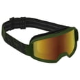 thumbnail image 1 of iXS Hack Goggles with Gold Mirror and Clear lens, Standard Size, Olive Green, 1 of 2