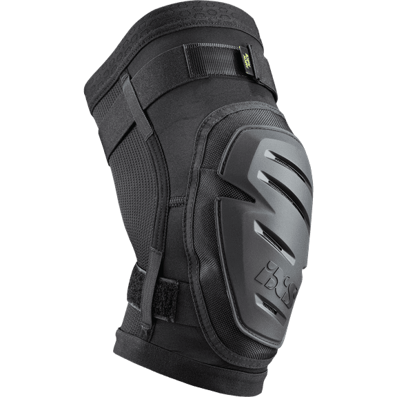 iXS Hack Race Knee Guard Black XL | Protective Padding, Silicone Stopper
