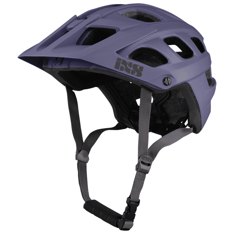 iXS Trail Evo Mountain Bike Helmet Adjustable Visor Grape XS 49 54cm