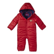 iXtreme Baby Boys Snowsuit - Cozy Fleece-Lined Winter Snowsuit - Baby Pram Bodysuit with Hood