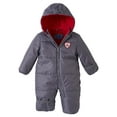 thumbnail image 1 of iXtreme Baby Boys Snowsuit - Cozy Fleece-Lined Winter Snowsuit - Baby Pram Bodysuit with Hood, 1 of 7