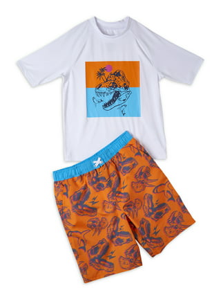  Cute Dinosaur Blue Boys Swim Trunks for 2-14 Years Baby Kids  Swimwear Swim Beach Shorts Board Shorts Bathing Suit Beach Vacation,2T :  Clothing, Shoes & Jewelry