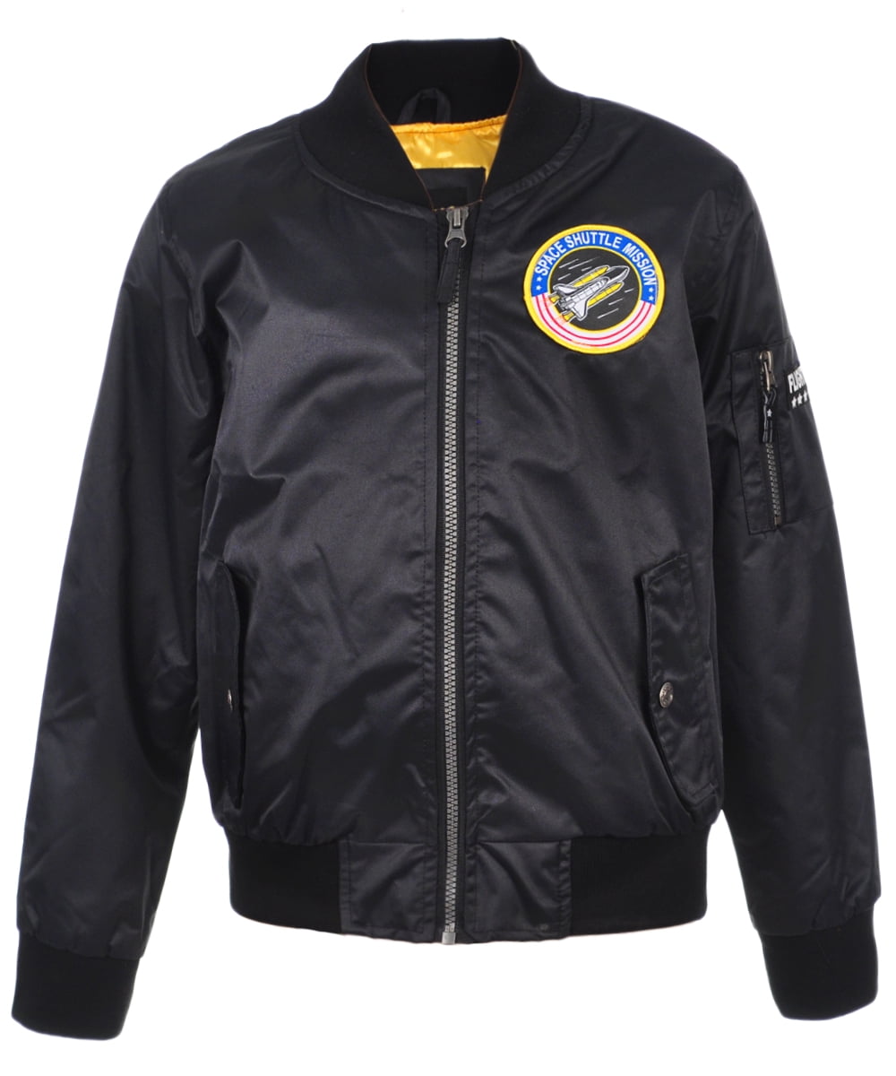 iXtreme Big Boys Poly Twill Flight Midweight Bomber Jacket with