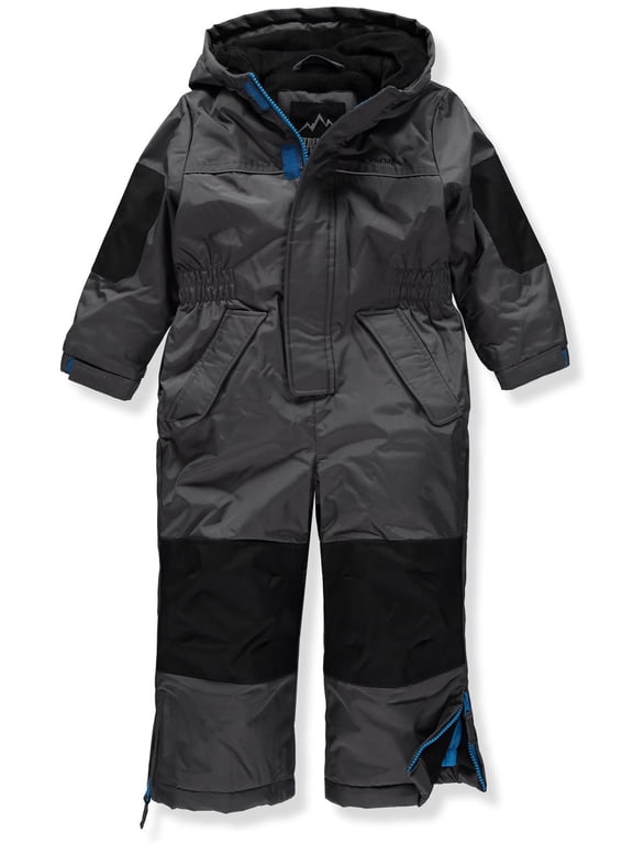 Boys 4-7 Snow Mobile Snowsuit Charcoal 4