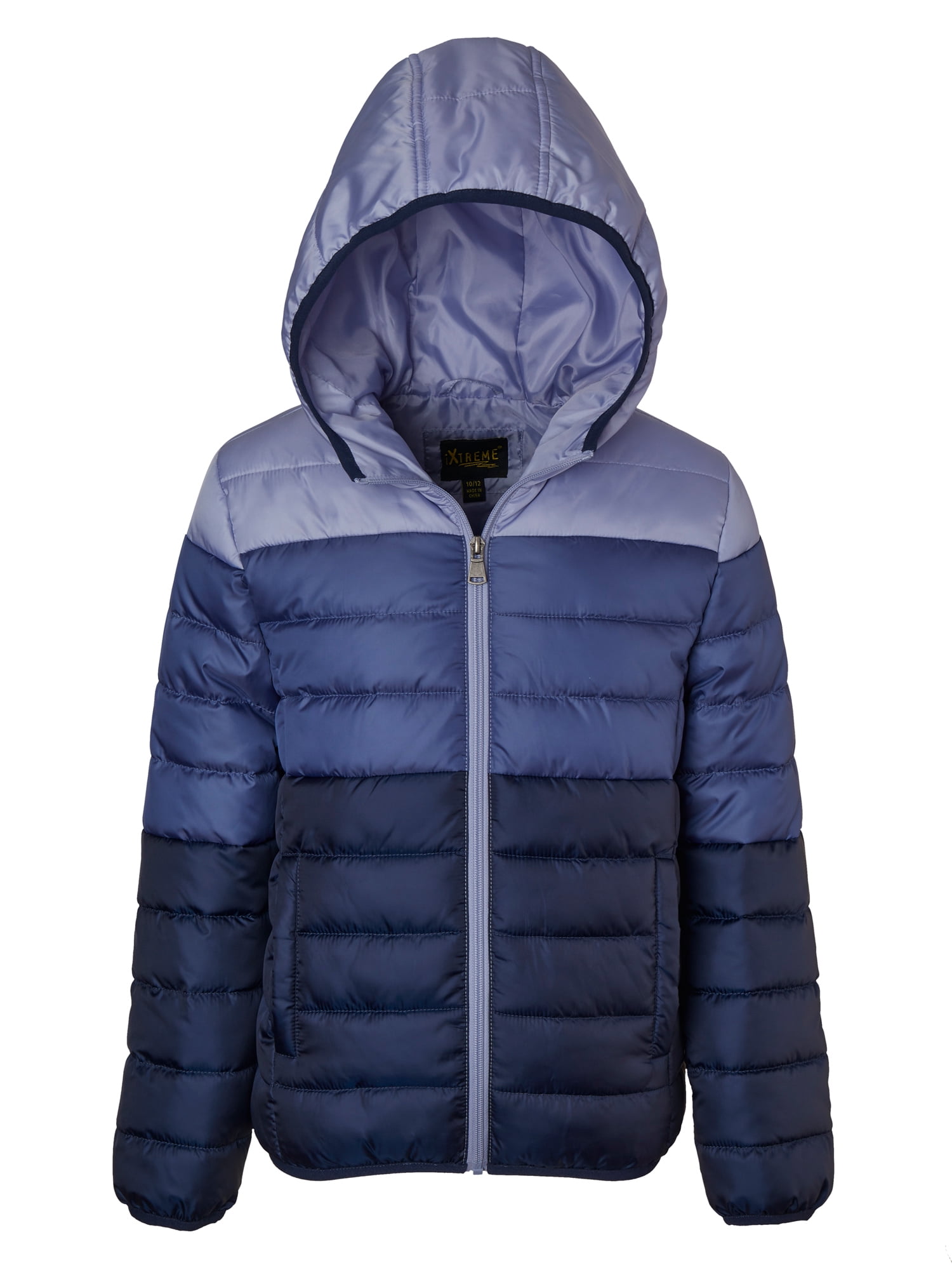 Boys Colorblock Midweight Puffer,Sizes 8-18