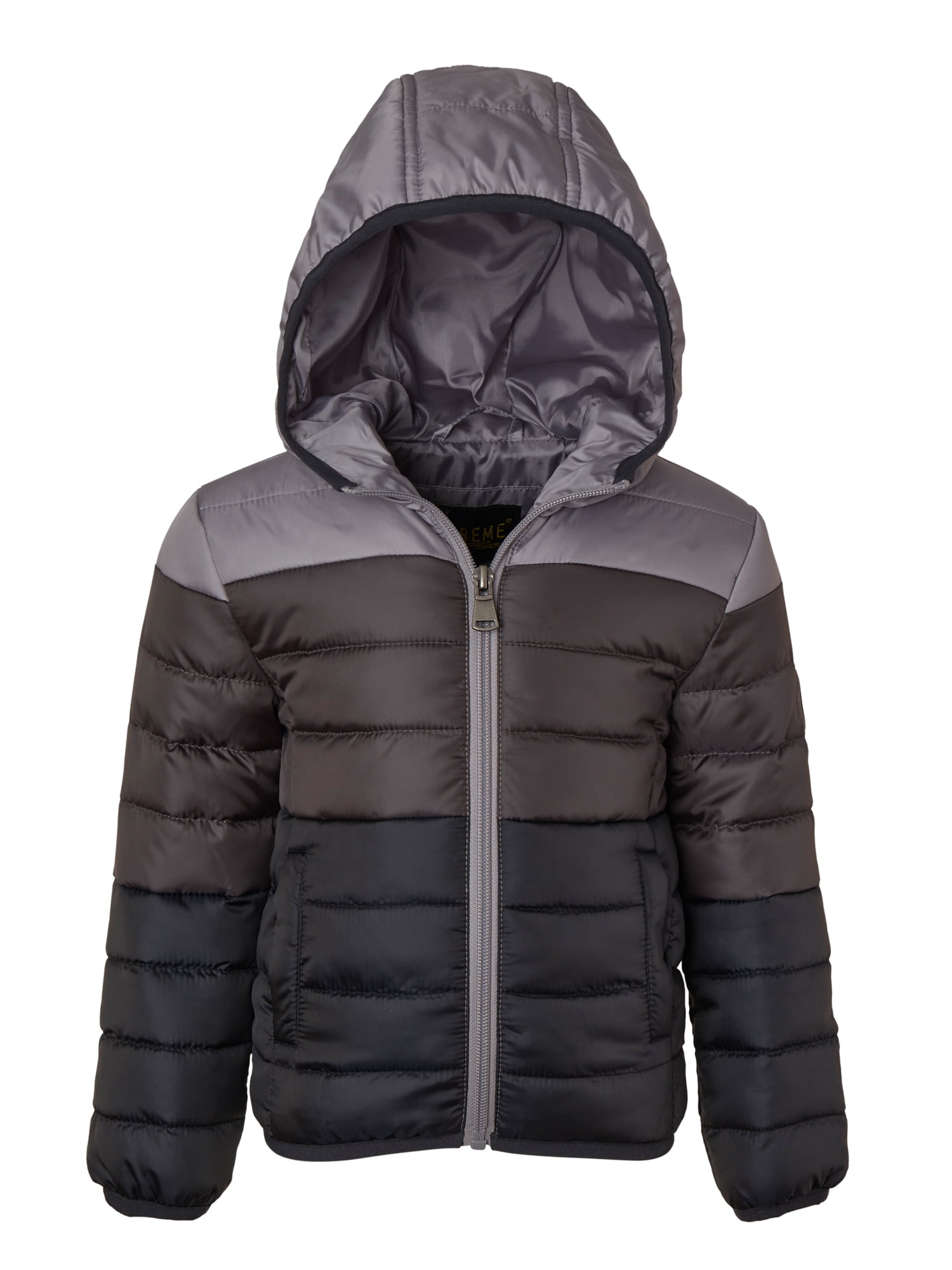 Boys Colorblock Midweight Puffer,Sizes 4-7