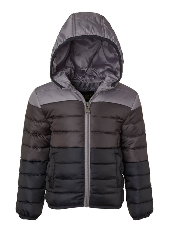 Boys Colorblock Midweight Puffer,Sizes 8-18