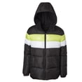 thumbnail image 1 of iXtreme Boys Colorblock Stripe Puffer Jacket, Sizes 4-18, 1 of 4