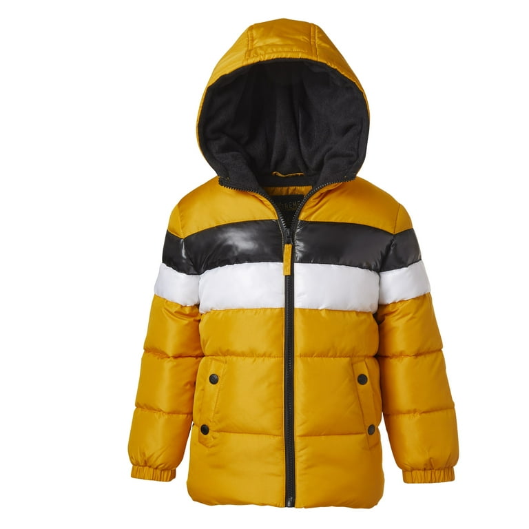 iXtreme Boys Colorblock Stripe Puffer Jacket Sizes 4 18 Walmart