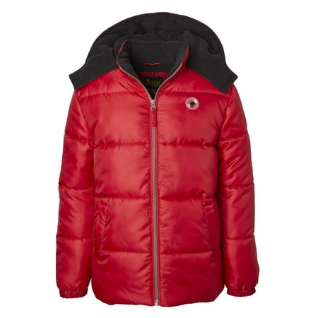 iXtreme Boys Hooded Ripstop Puffer Winter Coat, Sizes 4-18
