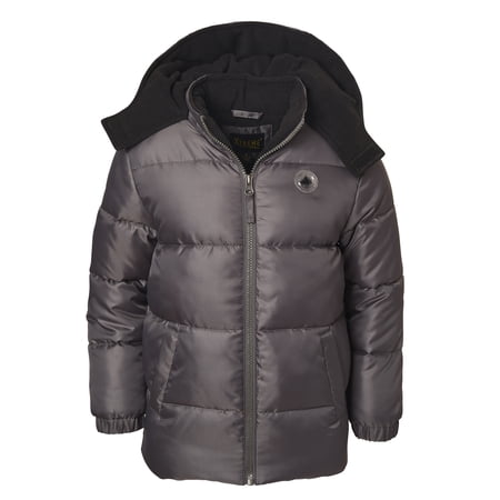 iXtreme Boys Hooded Ripstop Puffer Winter Coat, Sizes 4-18