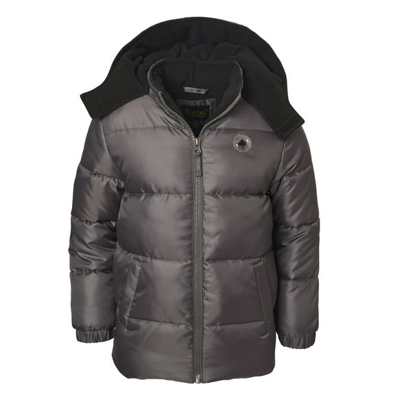 iXtreme Boys Hooded Ripstop Puffer Winter Coat, Sizes 4-18