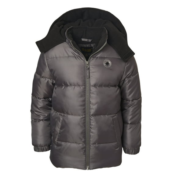 iXtreme Boys Hooded Ripstop Puffer Winter Coat, Sizes 4-18