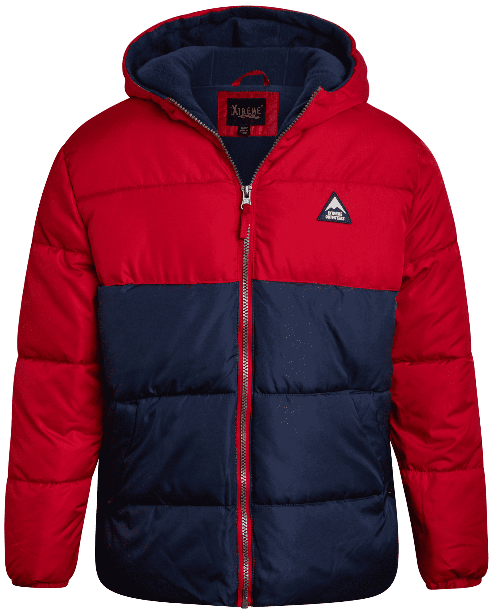iXtreme Boys Puffer Jacket Water Resistant Hooded Fleece Lining