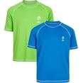 thumbnail image 1 of iXtreme Boys' Rash Guard – 2 Pack UPF 50+ Quick Dry Sun and Sand Protection Swim Shirt (2T-18), 1 of 7