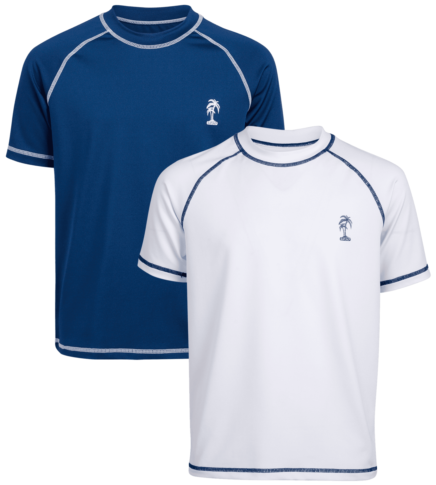 QBK Kids Neon Dry Fit Rash Guard Shirt – Size 8 – UPF 50 Short Sleeve