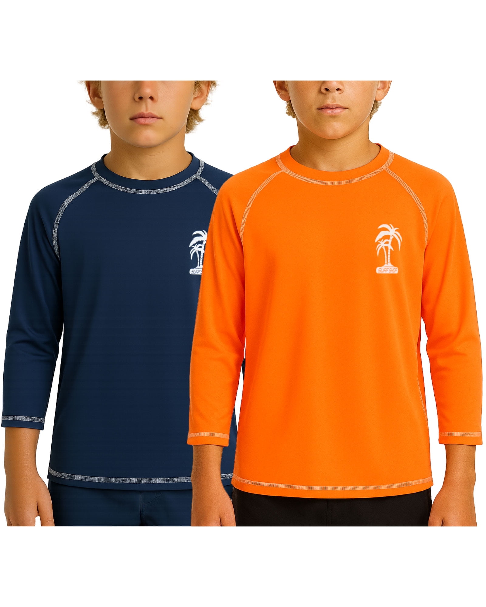 Zipper Rash Guard Shirts with Boyshorts Bottom