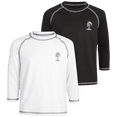 thumbnail image 1 of iXtreme Boys Rash Guard - 2 Pack Quick Dry UPF 50+ Sun Protection Long Sleeve Swim Shirt (8-18), 1 of 7
