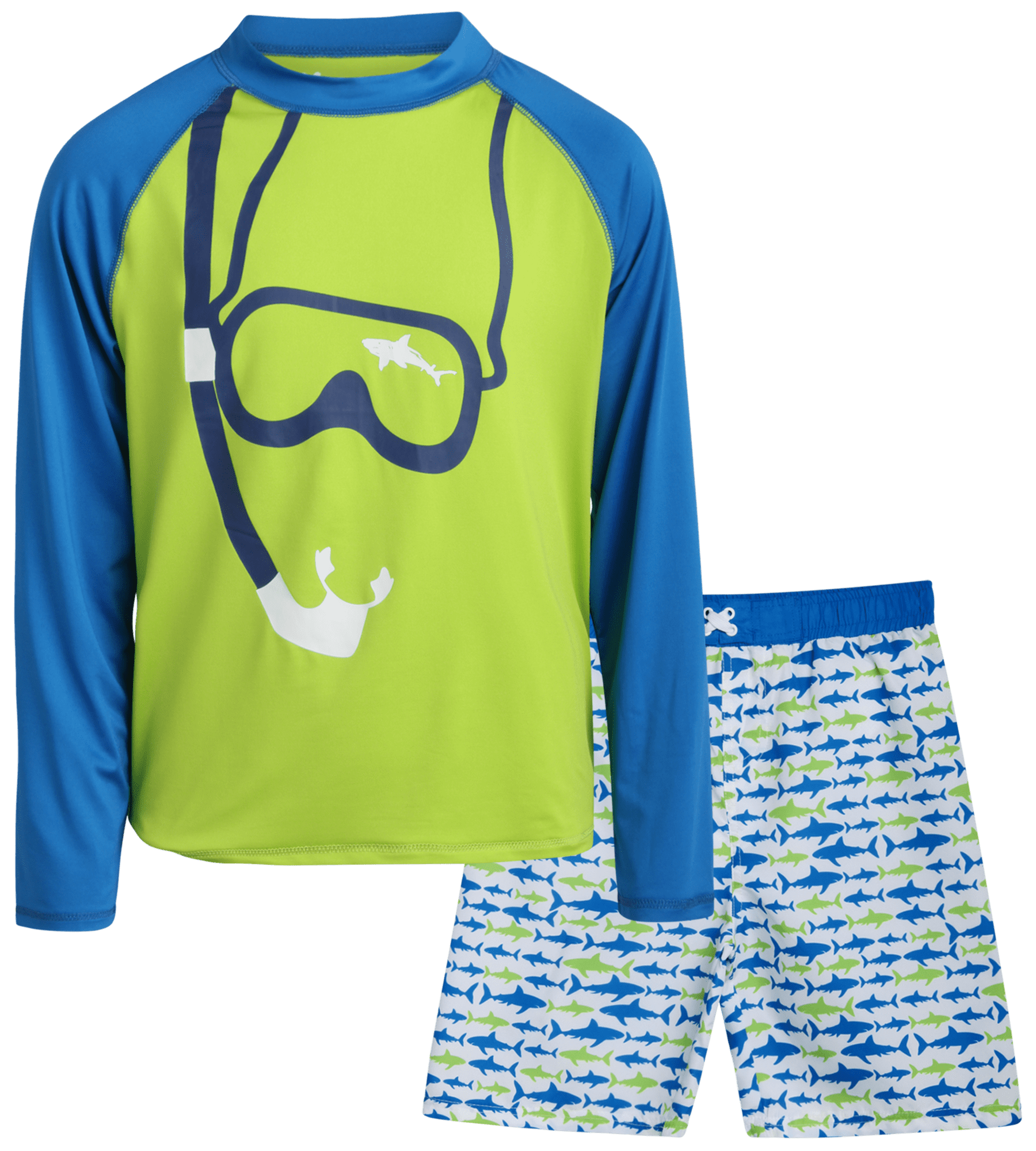 Boys Rash Guard Swim Set Toddler Boy Swimsuit Piece Swim Set