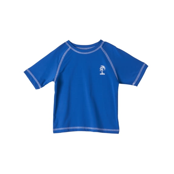 iXtreme Boys Short Sleeve Rashguard Swim Shirt, UPF +50, Sizes 4-18