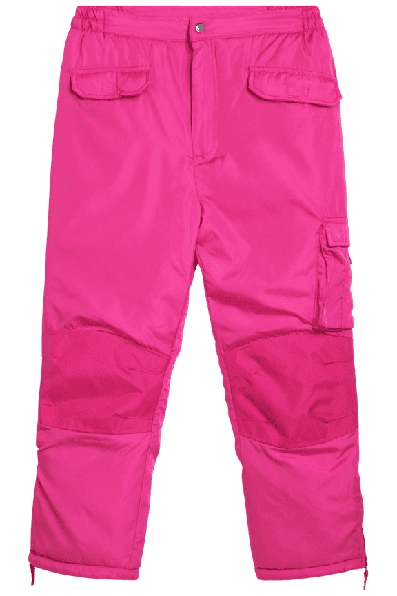 Boys Snow Pants - Insulated Waterproof Warm Winter Ski Pants With Adjustable Waistband
