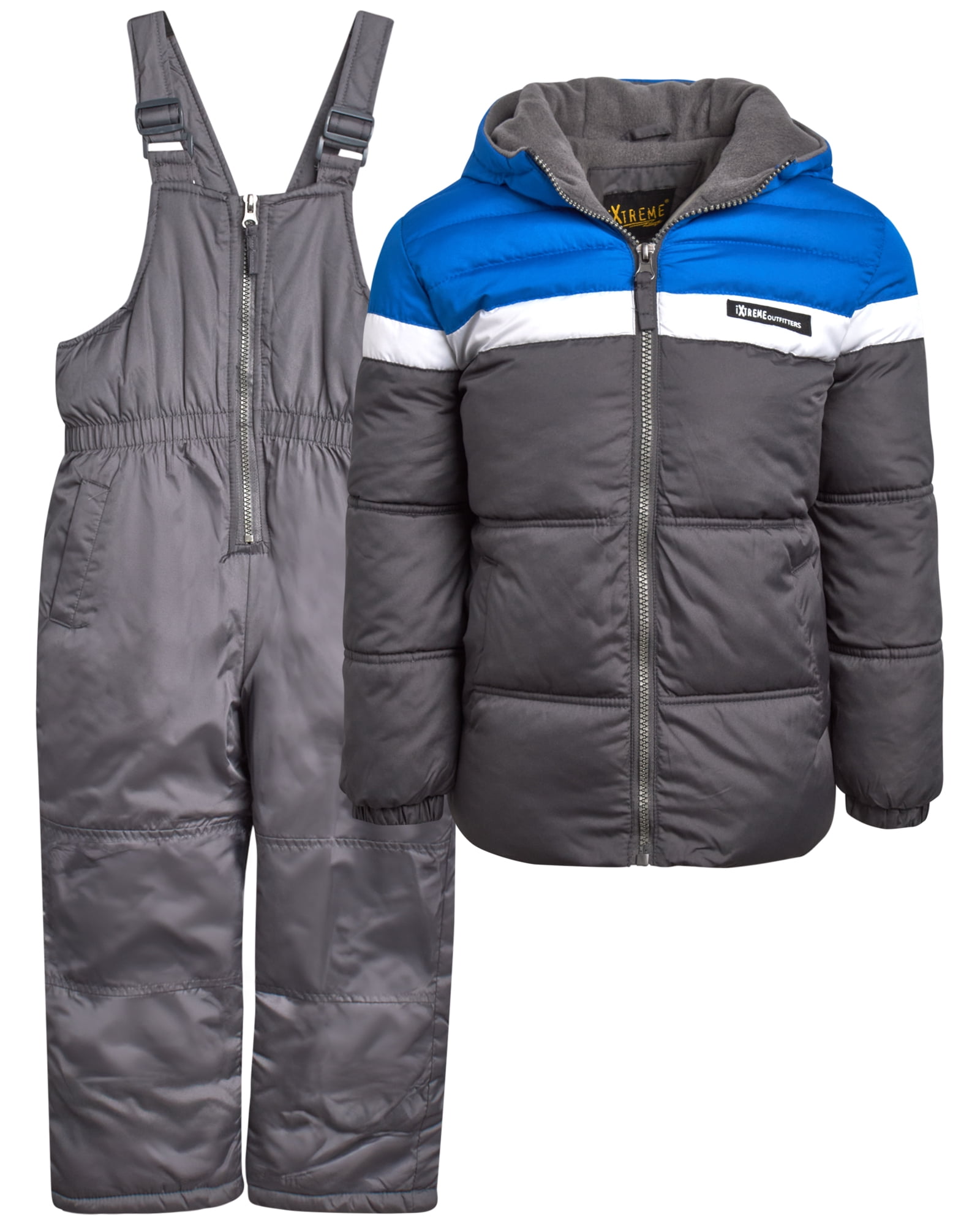 iXtreme Boys Snowsuit 2 Piece Heavyweight Insulated Ski Jacket and Snow Bib 12M 7