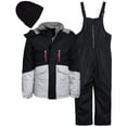 thumbnail image 1 of iXtreme Boys Snowsuit Set - 2 Piece Insulated Ski Jacket and Snow Pants Overall Bibs for Boys (5-18), 1 of 7