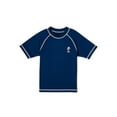 thumbnail image 1 of iXtreme Boys Solid Rash Guard Swim Top with Short Sleeves, Sizes 4-18, 1 of 3