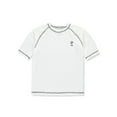 thumbnail image 1 of iXtreme Boys Solid Rash Guard Swim Top with Short Sleeves, Sizes 4-18, 1 of 4