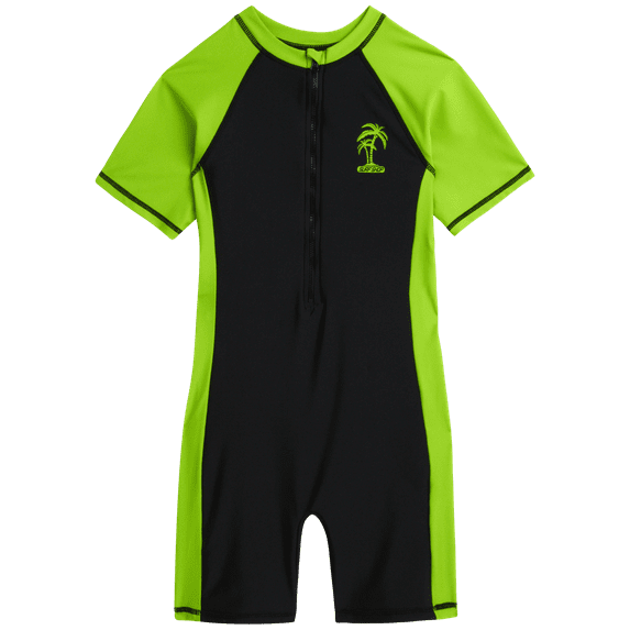 iXtreme Boys' Sunsuit - UPF 50+ One Piece Rashguard Bodysuit Swimsuit - Sun Protection Swimwear 4-13