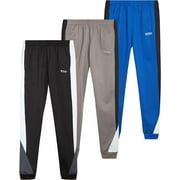 iXtreme Boys' Jogger Pants - 3 Pack Active Performance Fleece Jogger Sweatpants for Boys (8-18)