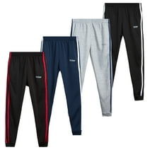 iXtreme Boys' Sweatpants - 4 Pack Active Tech Fleece Jogger Pants with Pockets (Size: 8-18)