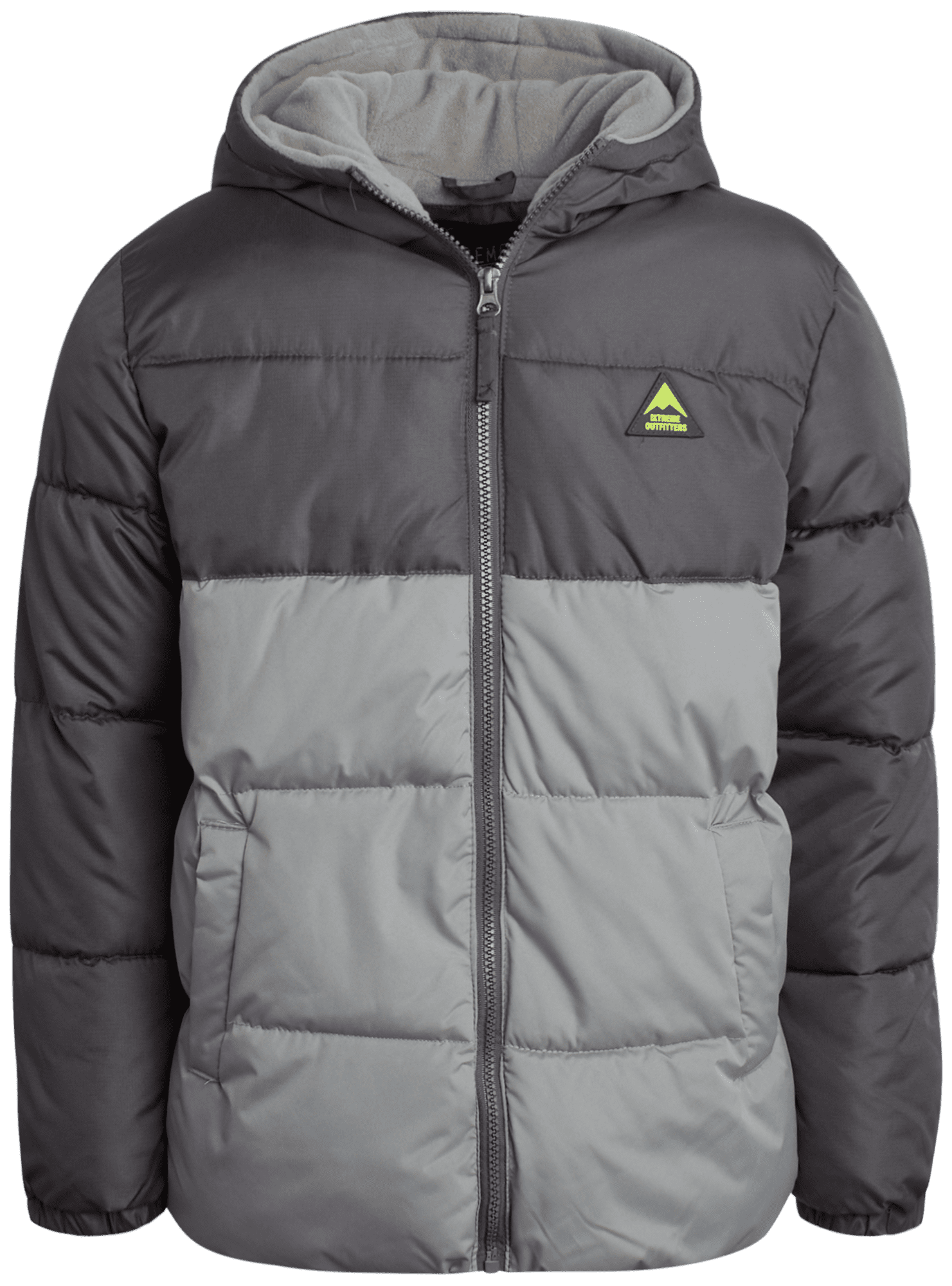 IXtreme Baby Boys' Midweight 2fer Vestee, Charcoal/Green, 24M