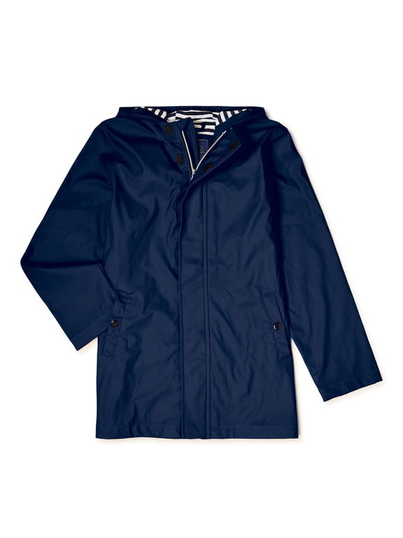 Boys and Girls Unisex Hooded Raincoat Jacket, Sizes 4-16