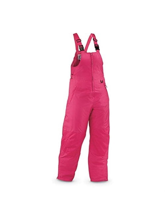 Kids Unisex Insulated Ski Bib Snow pant Snowboard Snowsuit (Berry Size 4)