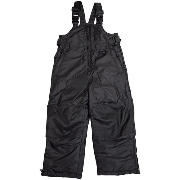 iXtreme Kids Unisex Insulated Ski Bib Snow pant Snowboard Snowsuit (Black Size 8/10)