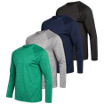 thumbnail image 1 of iXtreme Mens Athletic Shirts - 4 Pack Lightweight Performance Dry Fit Long Sleeve Shirts for Men (S-3X), 1 of 7