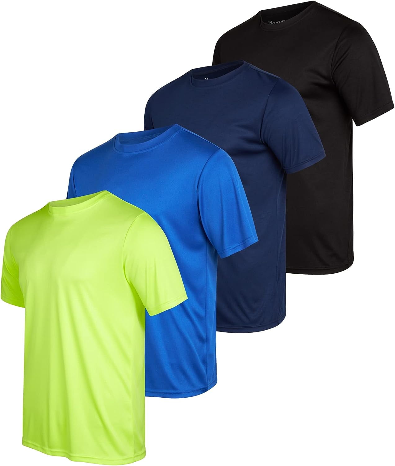 iXtreme Men's Athletic T-Shirt - 4 Pack Active Performance Dry-Fit ...