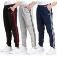 thumbnail image 1 of iXtreme Men's Jogger Pants - 3 Pack Athletic Performance Fleece Jogger Sweatpants for Men (S-2XL), 1 of 7