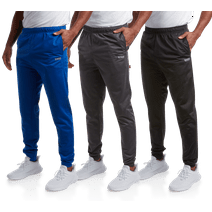 iXtreme Men's Sweatpants - 3 Pack Active Performance Tricot Jogger Pants (Size: S-2XL)