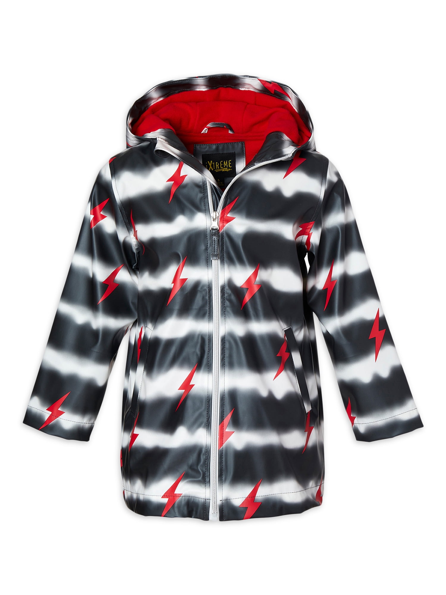 iXtreme Toddler Boy Lightening Tie Dye Rain Jacket, Sizes 2T4T