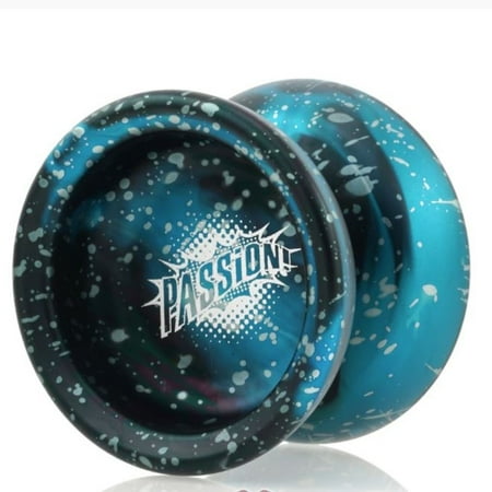 iYoYo PASSiON Yo-Yo - Aluminum - Great Responsive Beginner YoYo (Blue Lagoon)