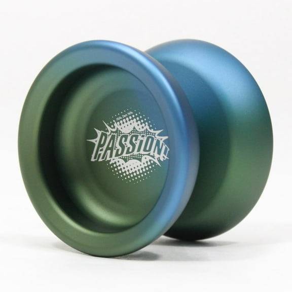 iYoYo PASSiON Yo-Yo - Aluminum - Great Responsive Beginner YoYo (Green/Blue Fade)
